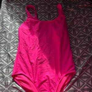 Pink one piece